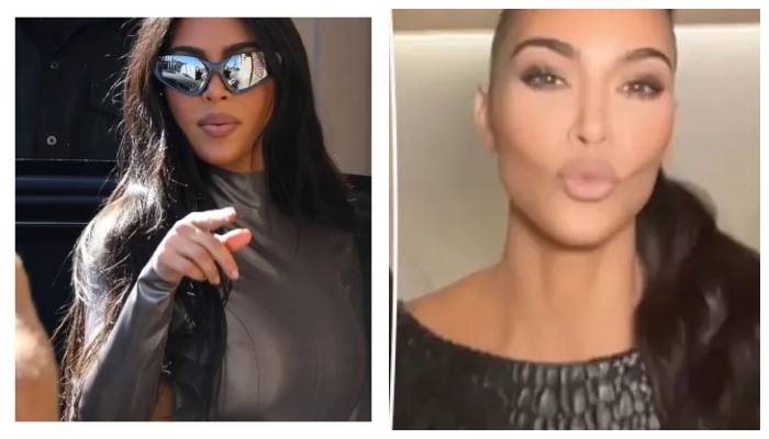 Kim Kardashian’s first solo TikTok with glam squad breaks the internet