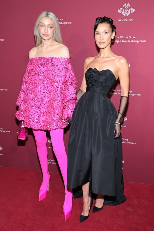 Gigi y Bella Hadid deslumbran en la alfombra roja de la Princes Trust Gala 2022
