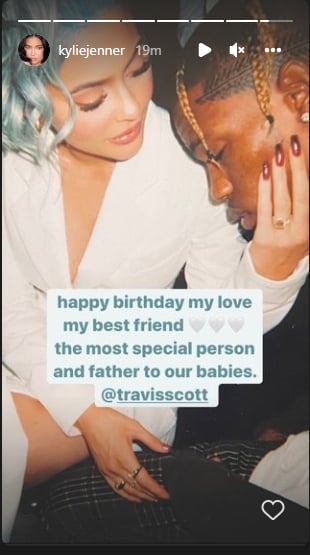 Kylie Jenner Posts a Beautiful Birthday Tribute to Travis Scott on Instagram