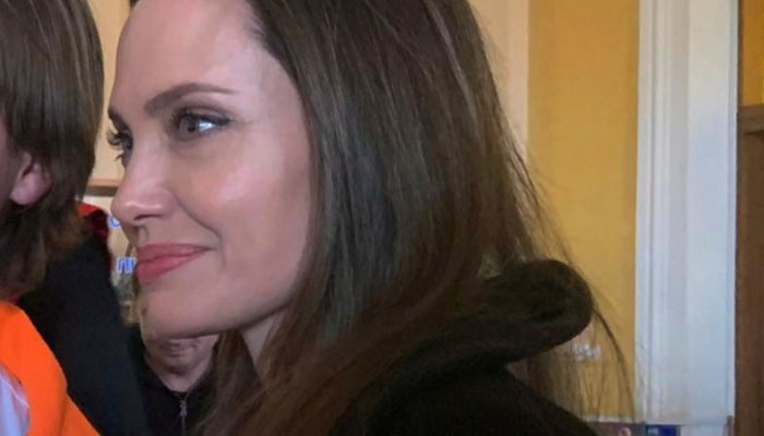 Angelina Jolie forced to evacuate under heavy Ukraine air raid sirens: Watch