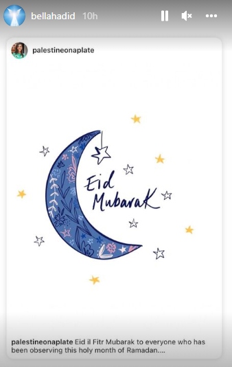 Bella Hadid extends Eid-ul-Fitr greetings