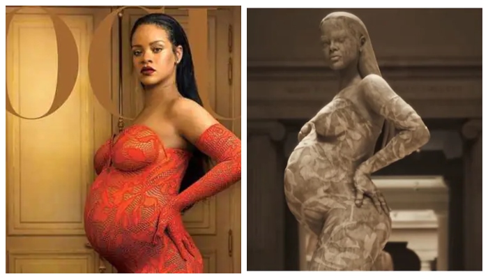 Rihanna yang hamil mendapat patung yang didedikasikan untuknya oleh Met Museum