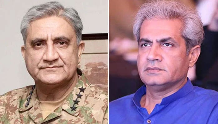 Punjab Governor Omar Sarfraz Cheema (L) writes a letter to Chief of Army Staff (COAS) Qamar Javed Bajwa (R), urging him to play his due role in the implementation of the constitutional framework in the province. Photo: file
