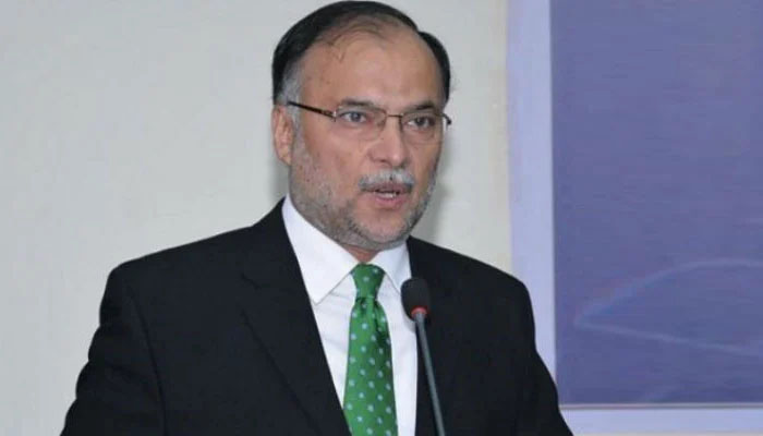 Federal Minister for Planning, Development, and Special Initiatives Ahsan Iqbal. Photo—Geo.TV