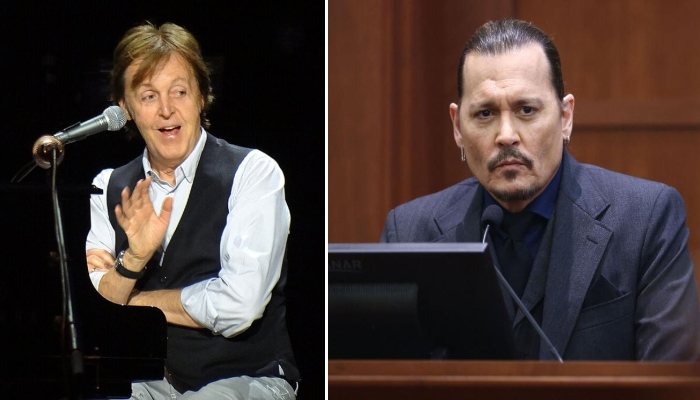 Paul McCartney shows support for Johnny Depp in viral concert video