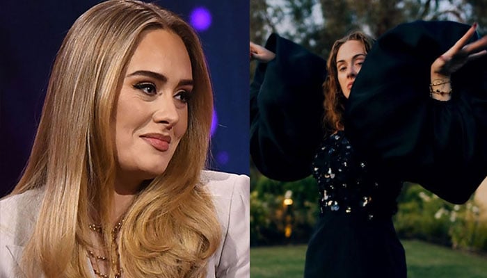 Adele drops jaws in gorgeous black outfit as she reflects on a life changing year