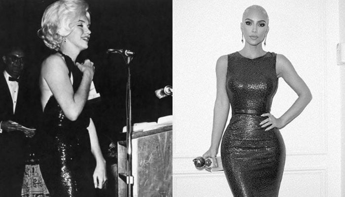 Kim Kardashian shares her second look in Marilyn Monroe’s iconic dress