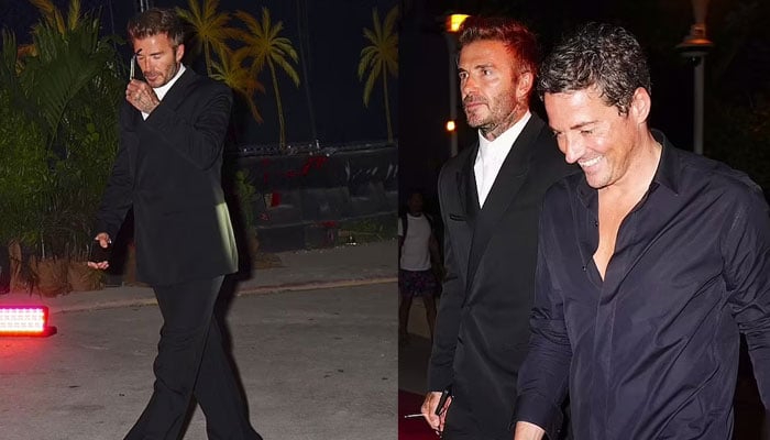 David Beckham terlihat sangat gaya di pesta makan malam dengan James Corden: lihat foto