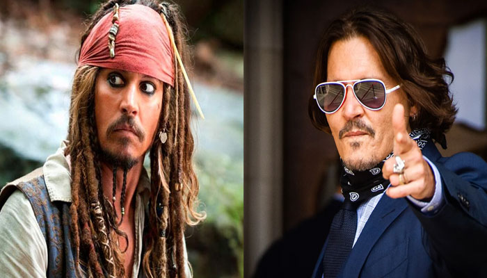 Johnny Depp whispers Jack Sparrow joke in response to Amber Heards testimony