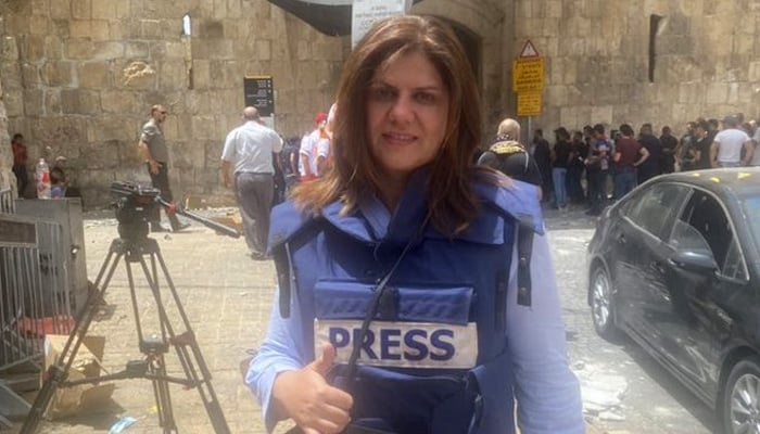 A file photo of Al Jazeera journalist Shireen Abu Aqleh. Courtesy Khuloud Assaf attari