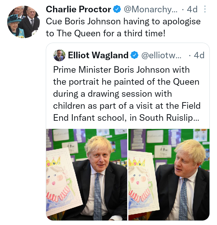 Boris Johnson owes Queen Elizabeth an apology
