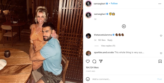 Sam Asghari shares loved up pic with Britney Spears post ‘photo dump’ controversy