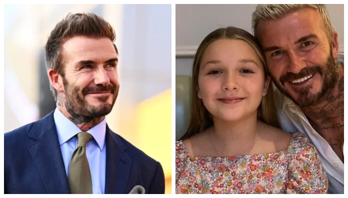 David Beckham teases daughter Harper in sweet video: Watch