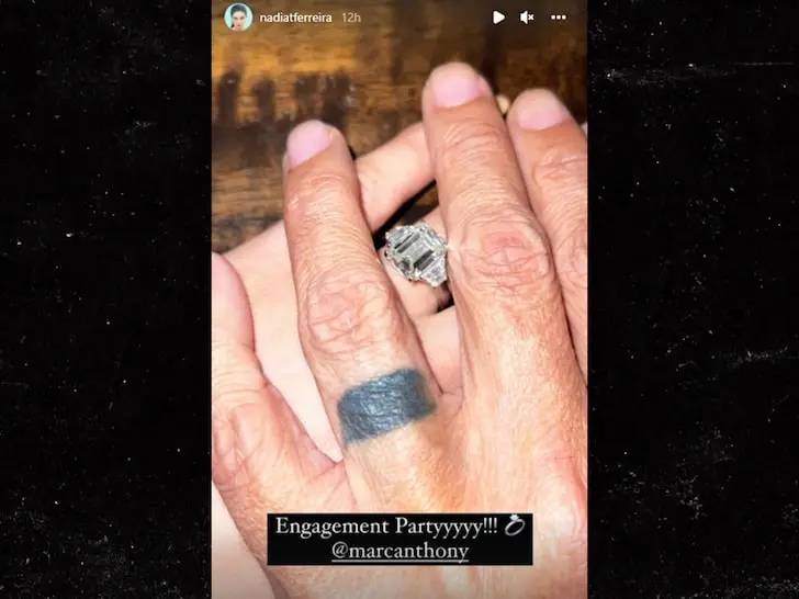 Marc Anthony’s engagement ring to Nadia Ferreira reminds of JLO’s diamond ring
