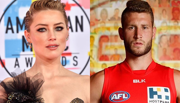 Amber Heard formed organic bond with AFL player Mitch Hallahan amid Aquaman shoot
