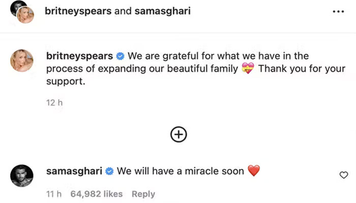 Britney Spears fiancé Sam Asghari in hopes of miracle soon after miscarriage