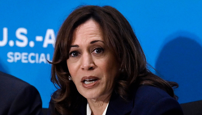 US Vice President Kamala Harris speaks at the US-ASEAN Special Summit at the State Department in Washington. — AFP/File