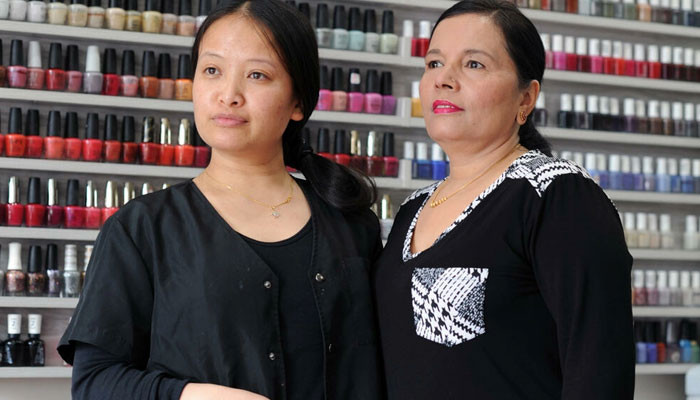 Di New York, pekerja salon kuku memperjuangkan hak mereka