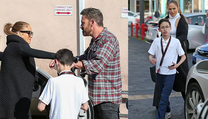 Jennifer Lopez dan Ben Affleck menjelaskan cinta mereka kepada putranya Max dengan isyarat yang manis