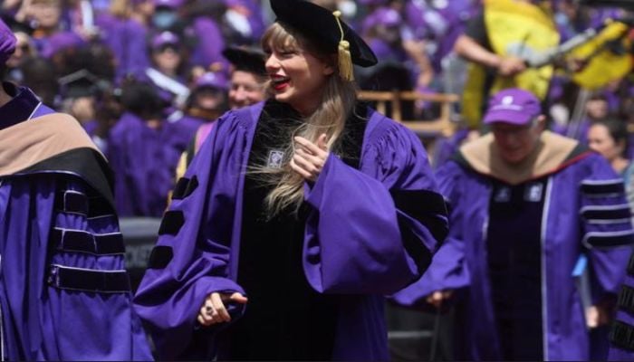 Taylor Swift receives honorary doctorate