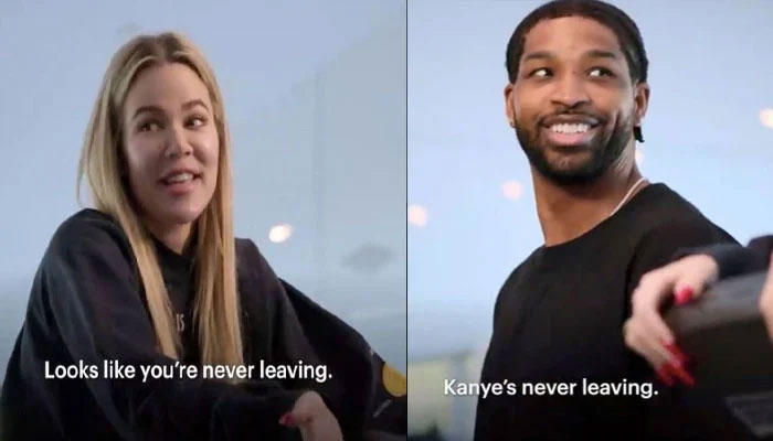 Tristan Thompson tells Khloe Kardashian youre never leaving before infidelity