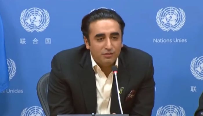 Foreign Minister Bilawal Bhutto speaks at UN Headquarters. Radio Pakistan