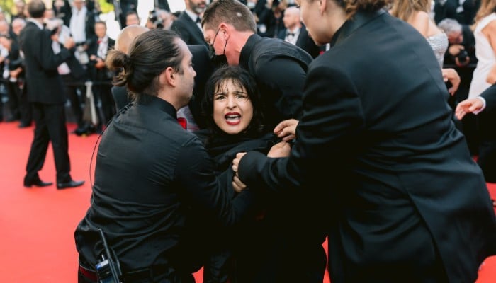 Cannes 2022: Why woman painted in Ukraine colors walked onto red carpet?
