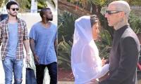 Kanye West And Scott Disick To Miss Kourtney-Travis Wedding, Pete May Join Kim In Italy
