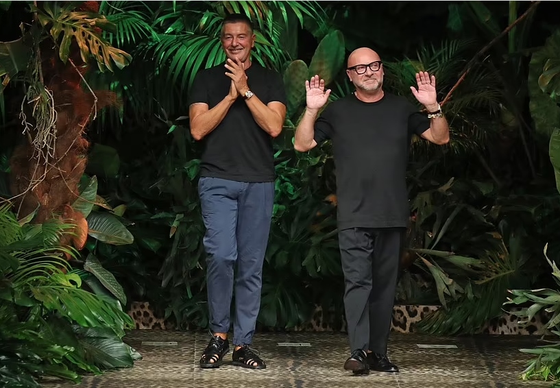 Friends: Fashion designers Stefano Dolce and Domenico Gabbana have a long-standing relationship with the Kardashians