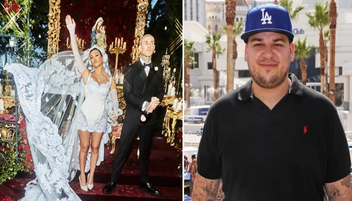 Rob Kardashian skipped sister Kourtney and Travis Barker’s wedding in Italy