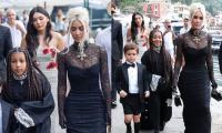 Kim Kardashian turns into gothic beauty for Kourtney-Travis Italian wedding