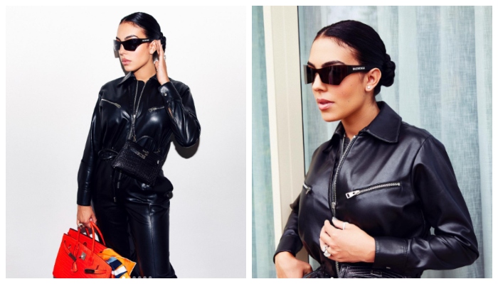Georgina Rodriguez slays spectators in leather jumpsuit at Cannes Film Festival