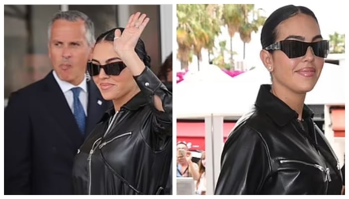 Georgina Rodriguez slays spectators in leather jumpsuit at Cannes Film Festival