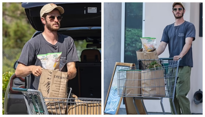 Andrew Garfield raises temperature in casual attire during grocery run in Los Angeles