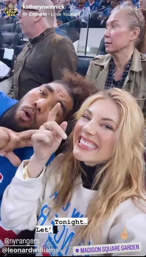 Vikings Lagertha actress plays Eminem song as she shares selfie with Leonard Williams
