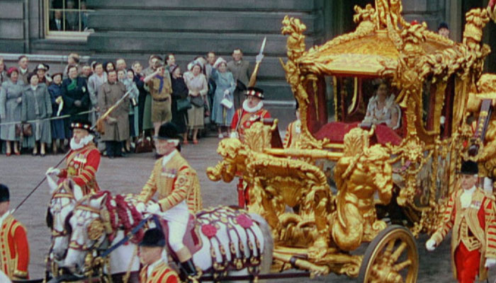 Queen Gold State Coach spotted in rare sighting after 20 years in London