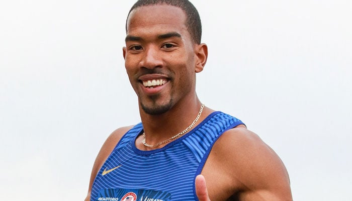 American double Olympic champion Christian Taylor. Photo: Twitter