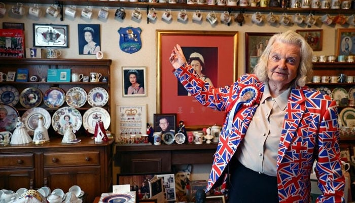 Margaret Tylers house in northwest London is filled with royal memorabilia. Photo: AFP
