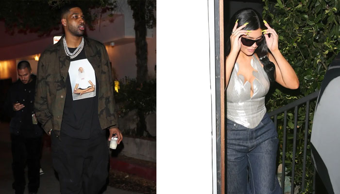 Kylie Jenner and Khloe’s ex Tristan Thompson have ‘nice exchange’ at party