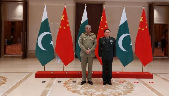 Chief of Army Staff General Qamar Javed Bajwa (L) and General Zhang Youxia Vice Chairman Central Military Commission of China. — ISPR