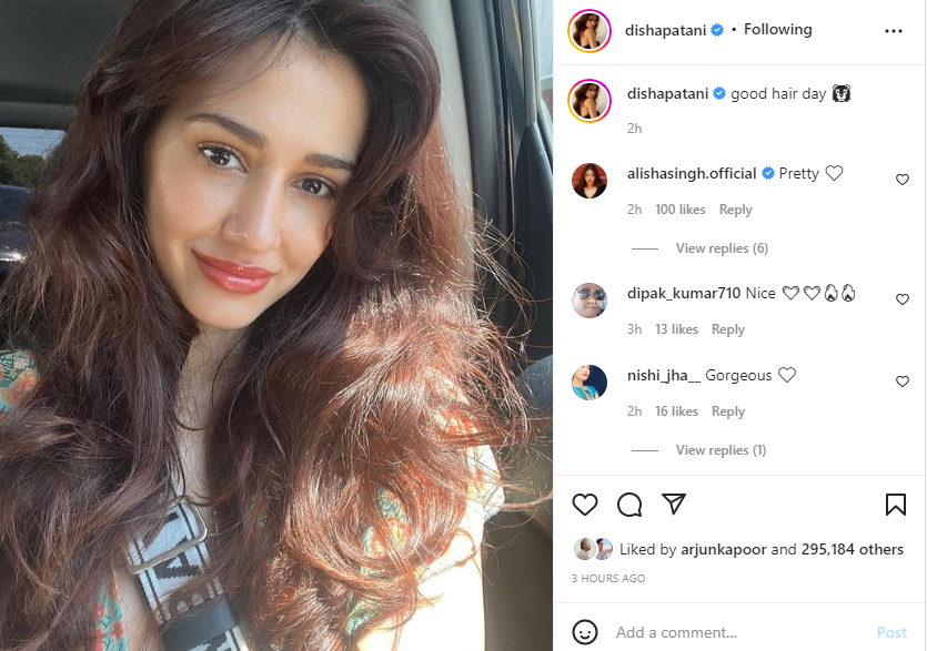 Disha Patani ’s latest post leaves fans in awe of her hairstyle