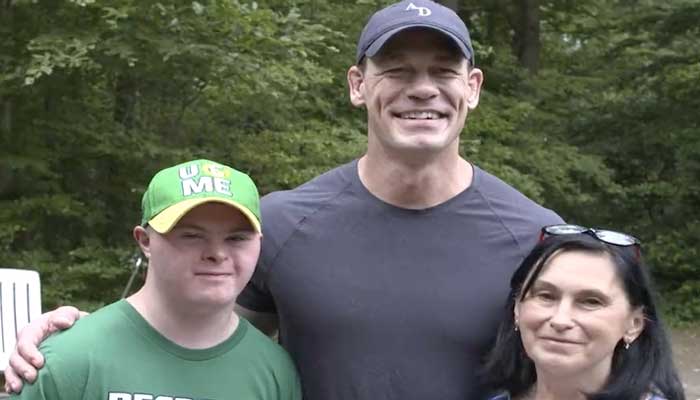 John Cena met a Ukrainian war refugee with Down syndrome after the family fled from their home