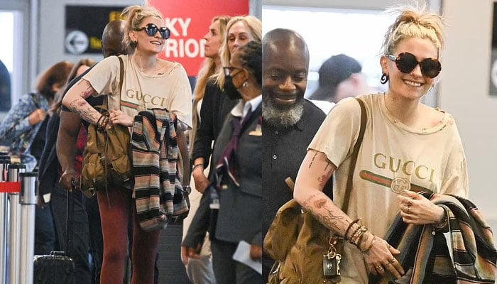 Paris Jackson cuts stylish figure as she heads back to LA after Tony Awards: pics