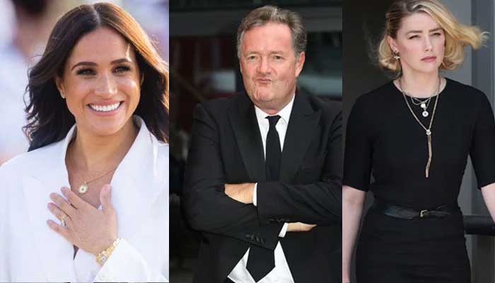Piers Morgan under fire for comparing Amber Heard to Meghan Markle