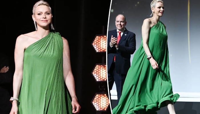 Princess Charlene stuns in first outing with husband Albert since COVID diagnosis
