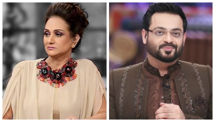 Bushra Ansari reacts to Aamir Liaquat Hussains post-mortem: Watch