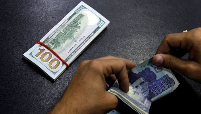 The local unit finally breaks its losing streak against the dollar and gains nearly Re1 in the early morning interbank market on Wednesday.