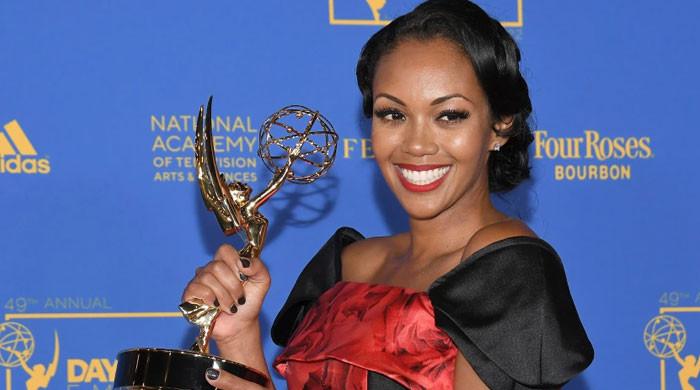 Mishael Morgan marks historic win by becoming first black woman to win Emmy Awards