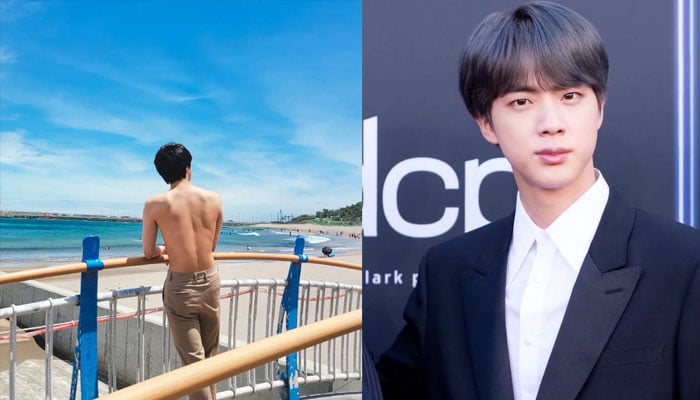 BTS ARMY goes gaga as Jin ditches shirt to show off his friendship tattoo