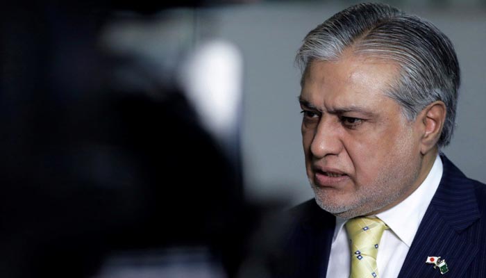 Former finance minister Ishaq Dar. — Twitter/@business